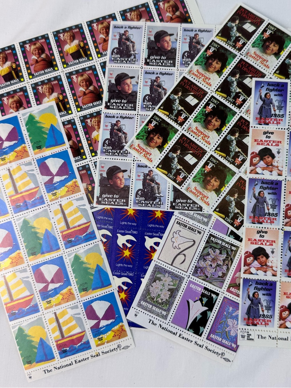 Vintage Easter Seals Holiday Theme “Cinderella” Stamp Seals